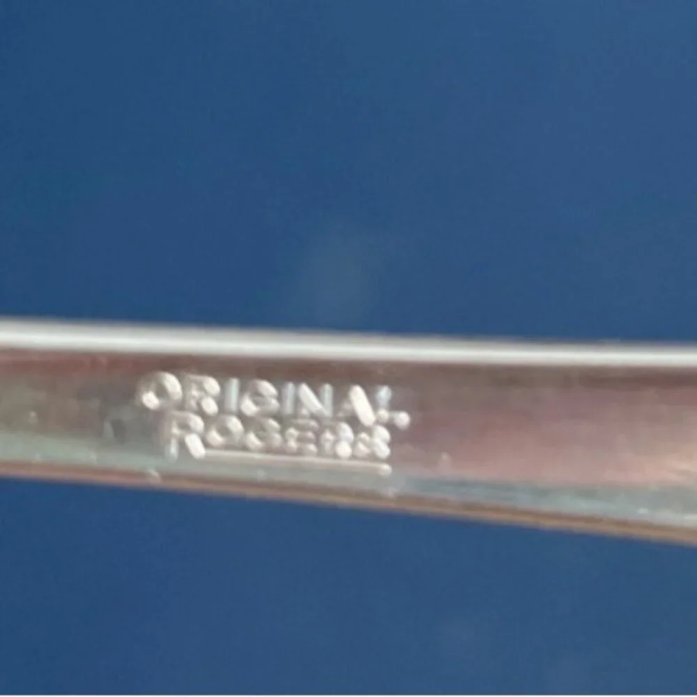 Wm Rogers Original Rogers Iced Tea Spoons Priscilla Lady Ann Pattern Silverplate